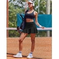 thumbnail image 3 of Ekouaer Tennis Skort for Women High Waisted Athletic Skirts Lightweight Golf Skort with Shorts Pocket Workout Pickleball Cheer Skirt, 3 of 7