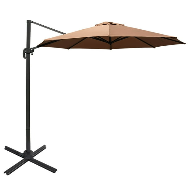 Sundale Outdoor 11 Ft Offset Hanging Umbrella Market Patio Aluminum Cantilever Pole With Cover Crank Lift And Cross Frame Polyester Canopy 360 Rotation For Garden Deck Backyard Tan Com - 11 Offset Patio Umbrella Cover Sundale Outdoor 11 Ft Offset Hanging Umbrella Market Patio Aluminum Cantilever Pole With Cover Crank Lift And Cross Frame Polyester Canopy 360 Rotation For Garden Deck Backyard Tan Com - 11 Offset Patio Umbrella Cover