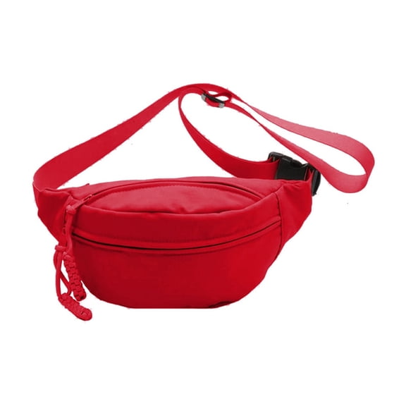 Harlier Canvas Sling Bag, Stylish Crossbody Bag with Adjustable Shoulder Strap, Water-resistant Shoulder Bag for Men and Women, Multipurpose Sling Backpack for Travel, Sport, Red
