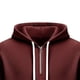 thumbnail image 3 of pstuiky manga larga para hombre, Sudadera informal de cuello redondo con capucha, media cremallera y bolsillo de manga larga de color liso para hombre camisetas de hombre xxxl, 3 of 5