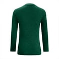 thumbnail image 4 of Amidoa Long Sleeve Sweaters for Women Slim Green Lightweight Workout Solid Casual Sweaters Women's Cardigans/Sweaters L, 4 of 5