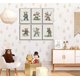thumbnail image 4 of 6 piezas de osito de peluche deportivo para niños, deción de pared, lona deportivo, clásico, lindo, carteles, cuadros de animales para niños, niños, recámara, cuarto de bebé, deción de, 4 of 5