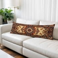 thumbnail image 2 of Bohemian Flower Body Pillow Covers, Boho Tribal Colorful Distressed Printed Soft Throw Pillow Cases with Invisible Zipper, Decorative Pillowcase Pillows Protectors for Sofa Bed Couchair 20"x54", 2 of 9