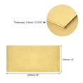 thumbnail image 2 of Uxcell Brass Sheet, 1 x H62 Metal Sheets Plates 8" Length x 4" Width x 0.02" Thickness, 2 of 5