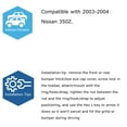 thumbnail image 3 of Red Track Racing Style Tow Hook Ring For 2003-2004 Nissan 350Z Z33 Fairlady Z, Made of Lightweight Aluminum, 3 of 9