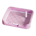 thumbnail image 2 of DOLITY Dog Potty Pad Dog Litter Boxes Pet Training Pad Holder Mesh Grids Dog Toilet Pink, 2 of 9