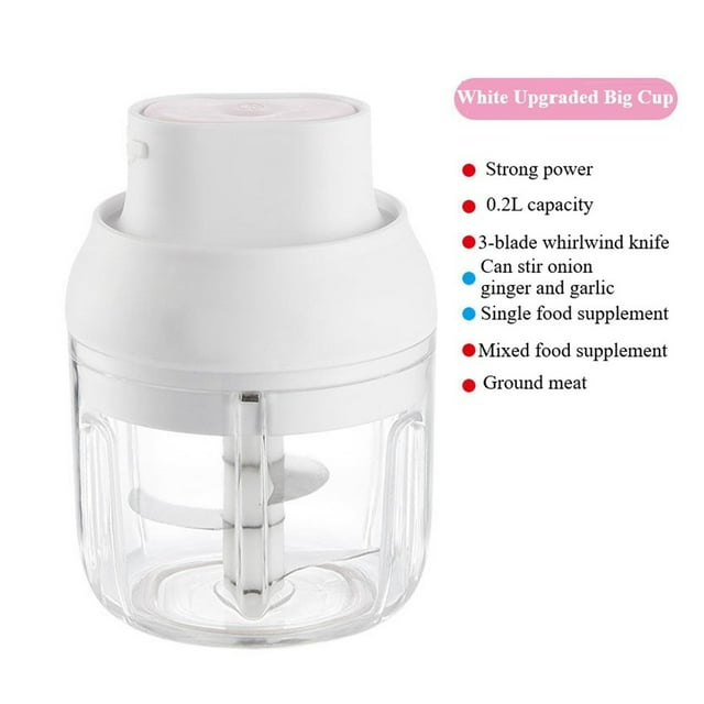 Wireless Portable Manual Meat Grinder Fruit And Vegetable Shredder Slicer Garlic Chopper Meat Grinder Kitchen ,Easy Installation