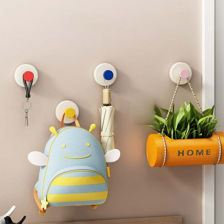 Suction Cup Hooks for Shower, Removable Towel Hooks for Bathroom