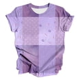 thumbnail image 4 of MEICHEN Women's Breast Cancer Print T Shirt In We Wear Crewneck Tee Summer Fashion Clothing for Women, 4 of 4