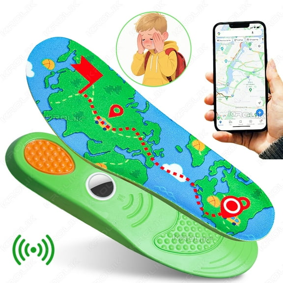 Insoles for Airtag Hidden Holder GPS Tracker Device Case for Children Adults Elderly Comfortable Inserts for Shoes