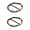 F, variant on 2Pcs Silk Scarf Ring Clip T-Shirt Tie Clips for Women Fashion Metal Round Circle Clip Buckle Clothing Ring Wrap Holder by Elapind
