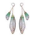 thumbnail image 1 of CNKOO Fairy Cicada Butterfly Wings Earrings Fantasy Tassel Jewelry Gradient Colorful Rhinestone Sequins Long Drop Earrings, 1 of 3