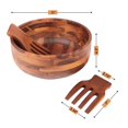 thumbnail image 2 of Juego de ensaladeras AIDEA de madera de acacia con 2 manecillas de madera de 3,5 L, 2 of 7