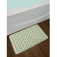thumbnail image 2 of Cactus Bath Mat, Repetitive Motifs of Cacti Succulent in Summer Tones Graph Notebook Illustration, Plush Bathroom Decor Mat with Non Slip Backing, 29.5" X 17.5", Multicolor, by Ambesonne, 2 of 2