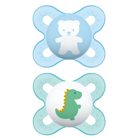 MAM Start Newborn Pacifier, 0-2 Months, Boy, 2 pack