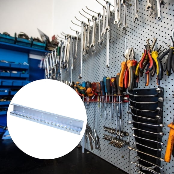 WEUVEB 1 Pce Organiseur de Rangement Mural pour Panneau Perforé d'Outils de Garage avec Support Mural Suspendu