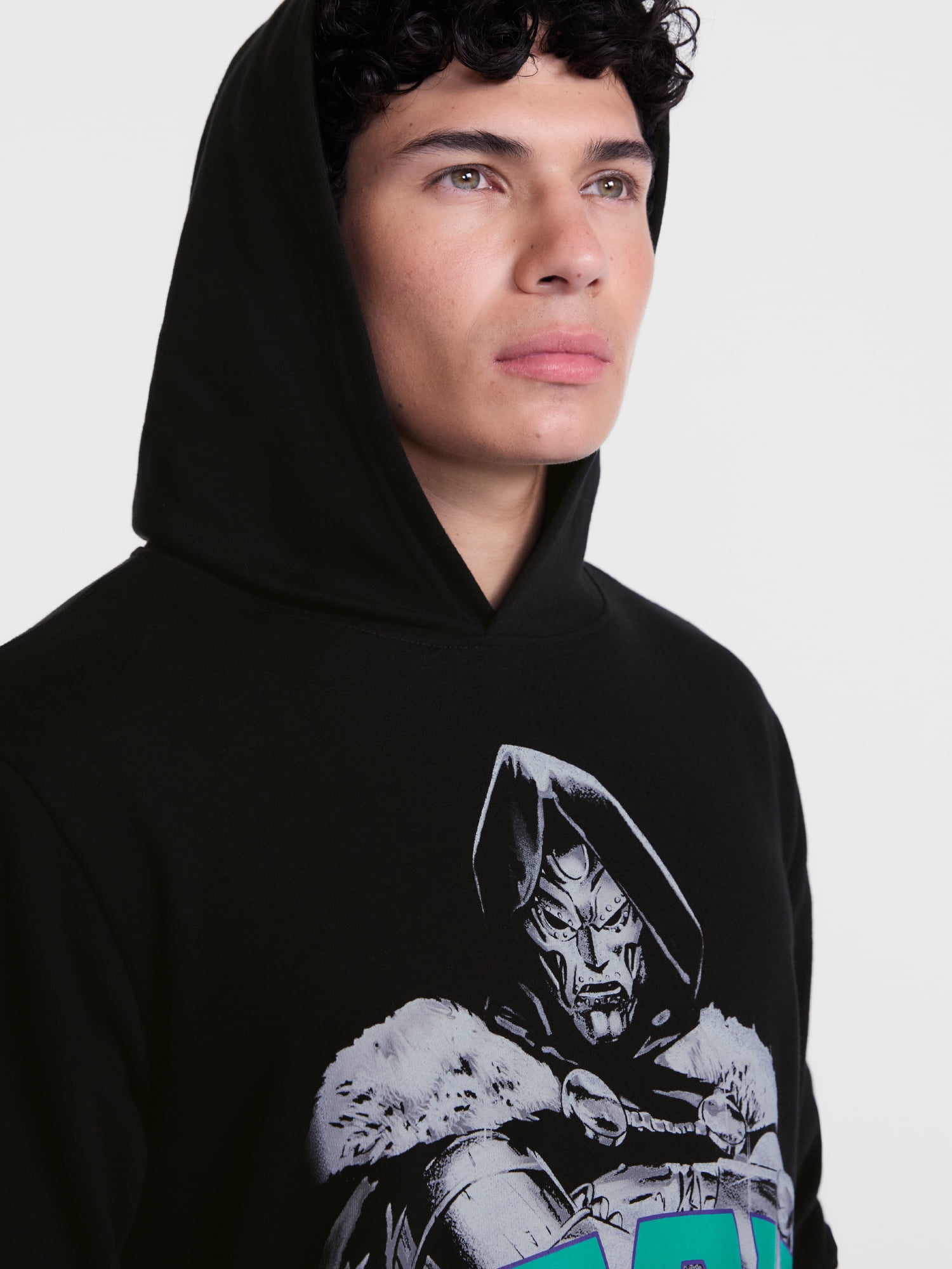 Marvel Doctor Doom Men's and Big Men's Hoodie Sweatshirt, Sizes XS-5XL