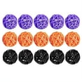 thumbnail image 2 of HongHeng 15 Pieces Wicker Rattan Balls Decorative Orbs Vase Fillers for Craft, Party, Wedding Table Decoration, Baby Shower, Aromatherapy Accessories, 2 of 6