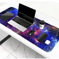 thumbnail image 5 of Large Mouse Pad (35.4x15.7x0.15 in) Stitched Edge for Home Office Gaming Work Big Computer Keyboard Mouse Mat Desk Pad with Non-Slip Base (Starry Sky), 5 of 5