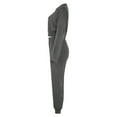 thumbnail image 2 of Sunloudy Women Two-piece Suitset, Solid Color Zipper Open Front Crop Tops and High Waist Pants, 2 of 6
