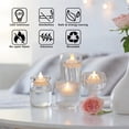 thumbnail image 5 of AGCAN 12 Pack Flameless Floating Candles, 2 Inch Led Floating Tea Lights, 72 Hour Water-Activated Floating Candles, Flameless Candles for Wedding, Bath & Spa, Centerpiece, Pool, Warm White, 5 of 9