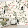 thumbnail image 2 of Peel and Stick Wallpaper Canvas Beautiful exotic chinoiserie seamless Hand drawn vintage Modern Art Wall Mural Decor Self Adhesive and Removable 69in x 98in, 2 of 8