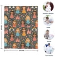 thumbnail image 4 of Colorful Princess Castle Pattern Blanket,Comfortable Soft Flannel Throw Blanket,All Season,Warm Lightweight Blankets for Sofa Bed Couch Living Room Chair,30"x40", 4 of 4