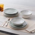 thumbnail image 4 of Noritake Green Hammock 12-Piece Coupe Dinnerware Set, Service for 4, 4 of 7