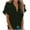 Black, variant on WREESH Women's Button Down Shirt Fashion Causal Solid Blouse with Short Sleeve Summer Tops Beige