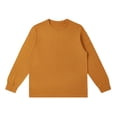 thumbnail image 1 of AherBiu T-Shirts à Manches Longues pour Hommes Col Rond Léger Décontracté T-Shirt Athlétique Confortable Ample Automne, 1 of 2