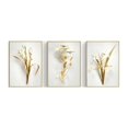 thumbnail image 1 of Lienzo floral Cuadros Lienzo Arte de la pared Sin marco Impresión Pintura Flores doradas UHUSE cuadros colgantes, 1 of 11