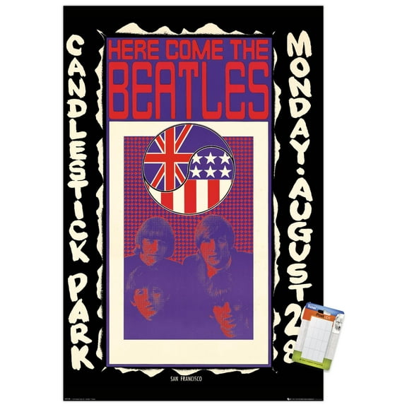 The Beatles - Candlestick Park Wall Poster, 22.375" x 34"