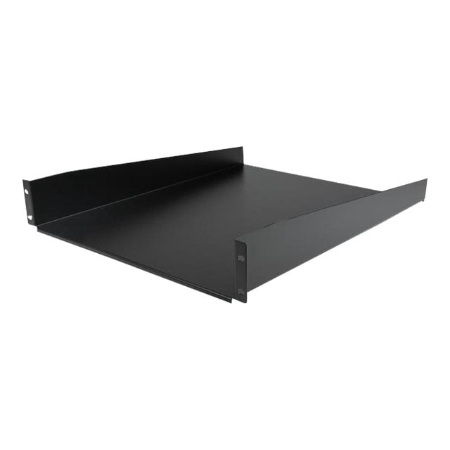 StarTech.com 2U Fixed Server Rack Mount Shelf, 22 Po Deep Steel Universal Cantilever Tray for 19 Pouces AV/Data/Network Equipment Rack with Cage Nuts & Screws, 50lbs Weight Capacity, 22 Pouces Deep 2U Network Rack Shelf (CABSHELF22) - Étagère de Rack - Noir - 2U - 22 Pouces - pour P/N : RK12OD2, RK2433BKM, RK2537BKM, RK3236BKF, Rk
