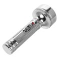 thumbnail image 3 of Retro Style Decor Old Flashlight for Home Use Silver Cylindrical Emergency Lighting 1Pack, 3 of 5