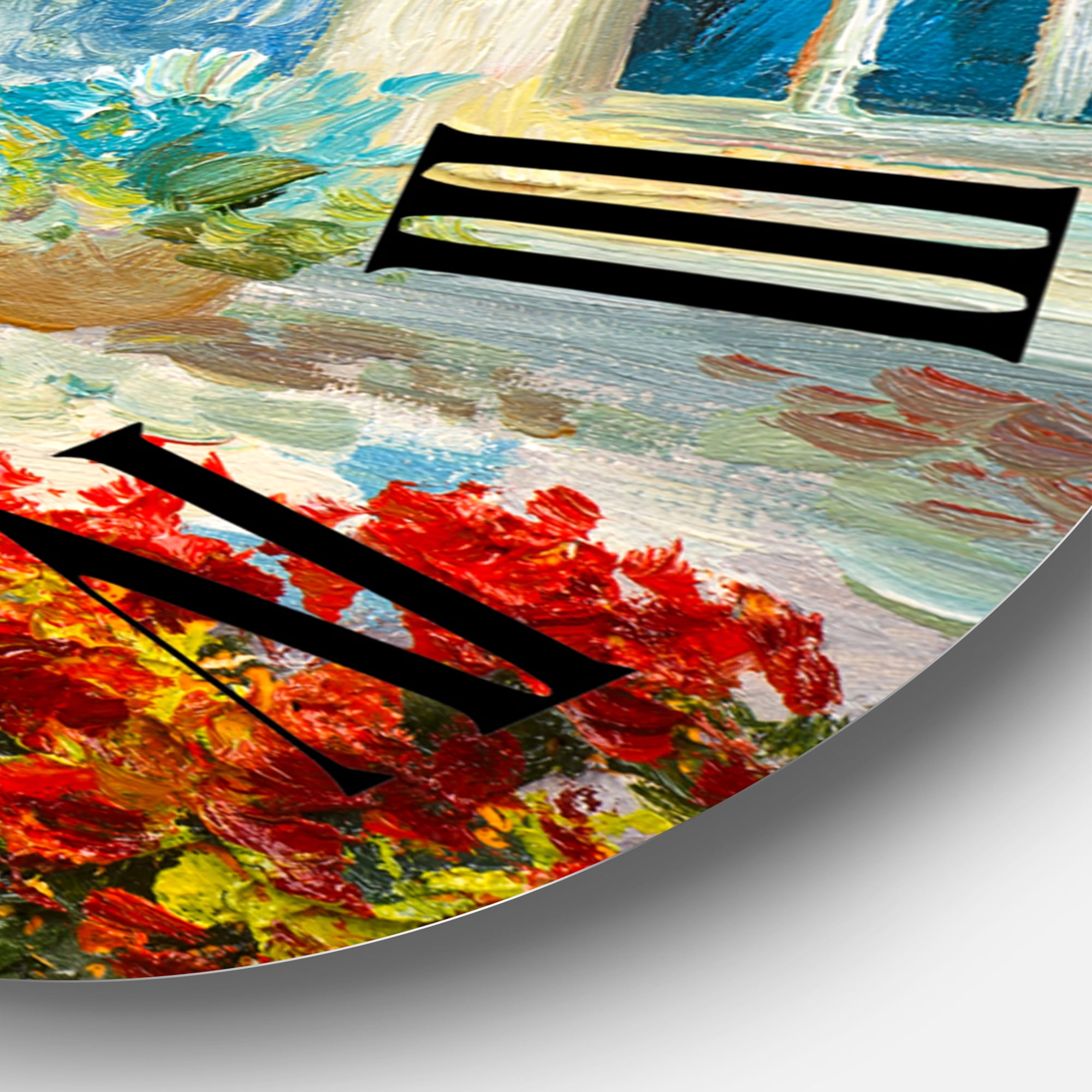Designart 1 in Coastal Wall Clock