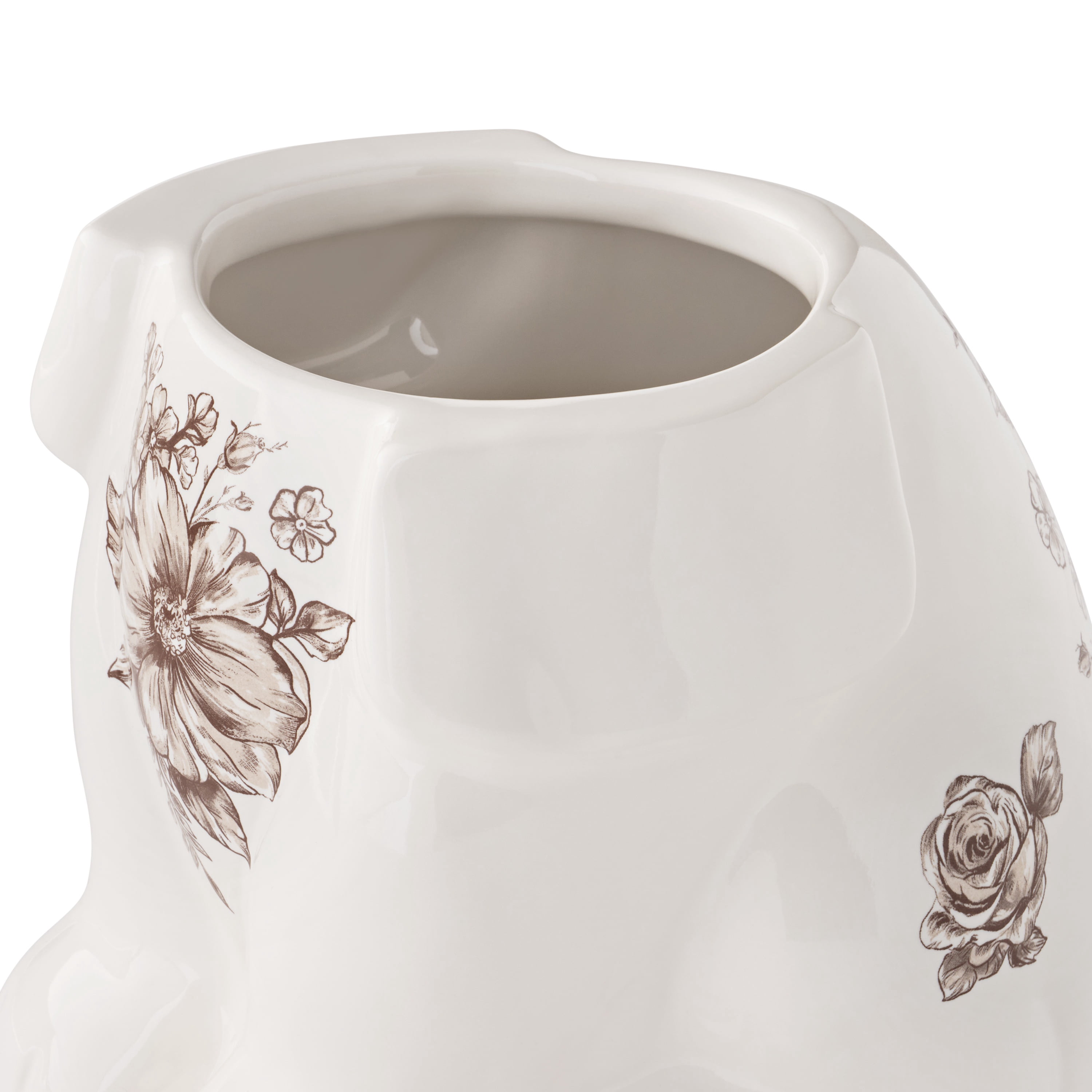 The Pioneer Woman Agatha Stoneware Charlie Cookie Jar, Brown, 11"