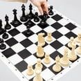 thumbnail image 3 of Juego de Ajedrez Profesional Conjunto Best Chess Set Ever Azul Cuádruple Peso Staunton Reversible pa, 3 of 11