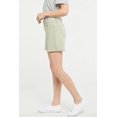 thumbnail image 2 of NYDJ High-Rise A-Line Shorts Fray Hem in Bamboo, 2 of 3