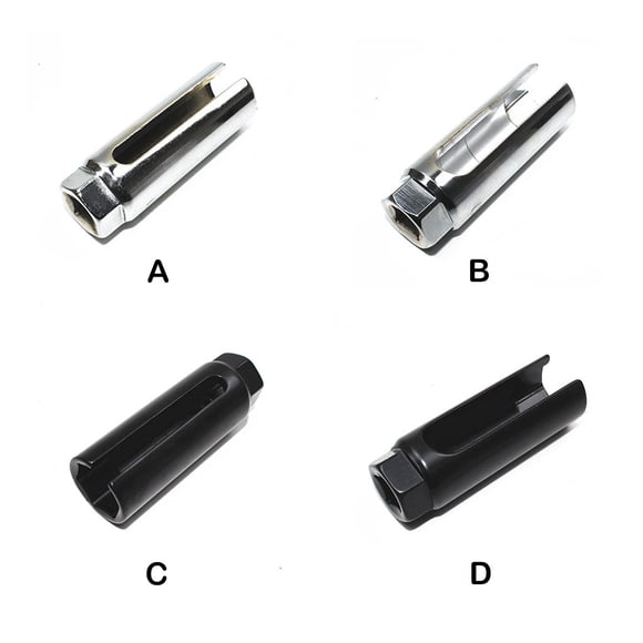 22mm Auto Oxygen Sensor 1/2 Drive Socket Professional Maintaining Truck Automotive Accessories Repairing Socket Set White/Narrow Mouth