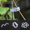 thumbnail image 1 of Zaqw 100 Piece 2.0-4.5mm Plastic Transparent Plant Branch Fixing Clips, 1 of 8
