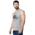 thumbnail image 4 of Way to Celebrate Men's & Big Men's 4th of July Americana Graphic Muscle Tank, Sizes S-5XL, 4 of 6