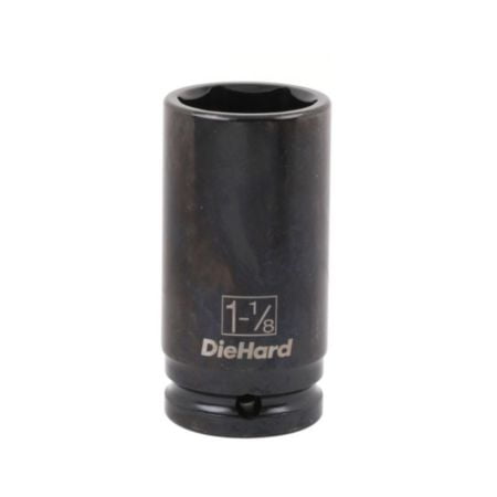 DieHard 1/2' Drive 6-Point Deep Impact Socket Set, 1-1/8'