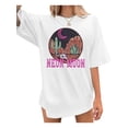 thumbnail image 1 of MOUSYA Women's Oversized T-Shirts Neon Moon Shirts Classic Country Cowgirl T-Shirt Music Vintage Graphic Tee Tops, 1 of 7