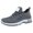Grey, variant on NOKIO Men's Walking Sneakers with Durab𝗅e Non-S𝗅ip Sole, Casual Trendy Running Shoes Lightweight Breathable Mesh Sport Tennis Comfortable Soft Cushion Athlet𝗂c Shoes for Outdoor Workout