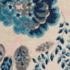 Serene Modern Floral Ivory/Light Blue 5'3" x 7'3" Area Rug, (5' x 7')