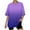 Purple A, variant on Ashirexll T-shirts, Womens Short Sleeve Tops, Casual Letter Printed T-shirt with Round Neck and Shoulder Drop Short Sleeve Top