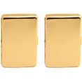 thumbnail image 2 of Set of 2 Metal-Plated 100s Compact Cigarette Case & Stash Box (Reflective Gold), 2 of 3