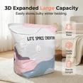 thumbnail image 7 of 3-Pieces No Pump Vacuum Storage Bags, 2026 New No-Pump 3D Vacuum Storage Bags, Large Vacuum Storage Compression Bags for Clothes, Blankets, Bedding, Comforters (3PCS, L), 7 of 7