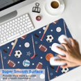 thumbnail image 4 of Long Mouse Pads for Desk,Baseball Football Pattern Desk Mats on Top Of Desks, Desk Mouse Pad Extra Large with 3mm Non-Slip Base and Stitched Edge for Gaming,Office,Work,Home 31.5"x11.8", 4 of 6