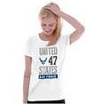 thumbnail image 4 of US Air Force United States Wings Logo Women's T Shirt Ladies Tee Brisco Brands L, 4 of 5